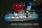 Stainless Steel On Off Ball Valve Pneumatic Piston Metal Seated CE TRCU ISO9001