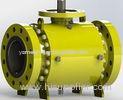 Safe Carbon Steel Trunnion Mounted Ball Valve with Self Relieving Seat Rings