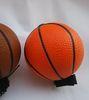 Safety OEM PU Stress Balls Foam Basketball Shining Blue Color