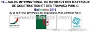 2016 Algeria Algier International Builnding Materials and Construction Equipment Exhibition