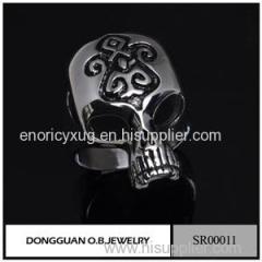 AB001 Fashion Popular Hight Polish Skull Bracelet For Men