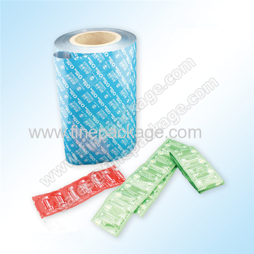 aluminium foil condom packaging rollstock film