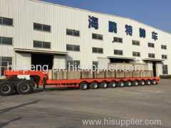 10-AXIS WITHDRAWING AND TURNING SEMI TRAILER