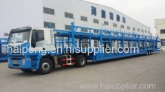 Car carrier transport trailer