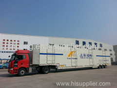 Car carrier transport trailer