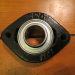 Radial insert ball bearings GRAE45-NPP-B spherical outer ring location by eccentric locking collar P seals on both si