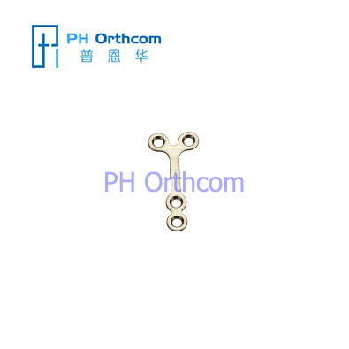 Micro Titanium Y-Plate for Cranio-Maxillofacial Surgery System 1.5 Plate thickness 0.6mm 4 holes
