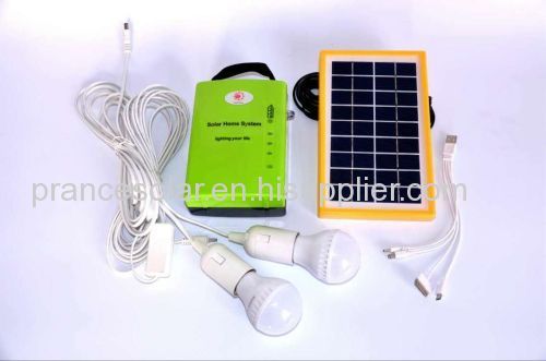 3w household solar power lighting system
