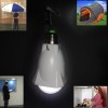 Green energy Solar Power Product Square LED Bulb Globe Light powered by AC/DC/Solar with Multi-Function Recharger 1002-5