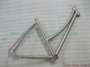 titanium cyclocross bike frame with handing brush finished