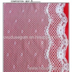 23.5cm White Non-stretch Lace Trim (J1826)