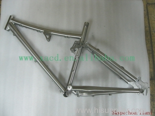 titanium full suspension bike frame warranty life time bike frame factory
