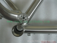 titanium full suspension bike frame warranty life time bike frame factory