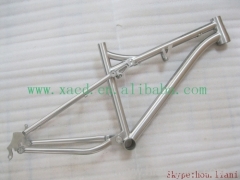 titanium full suspension bike frame made in China