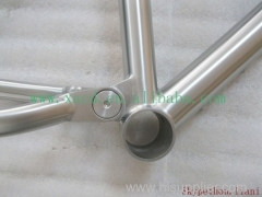 titanium full suspension bike frame made in China
