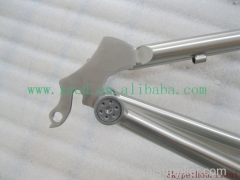 titanium full suspension bike frame made in China