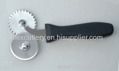 china manufacture pizza wheel cutter/pastry wheel/Vegetable mincing rocking wheel cutter