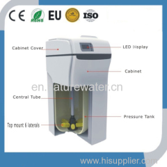 New style household cabinet water softener with automatic softener control valve flow capacity 3000L/H