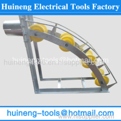 PIT ROLLER with four rollers Aluminum or Nylon cable roller