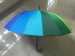 rainbow umbrella with metal frame