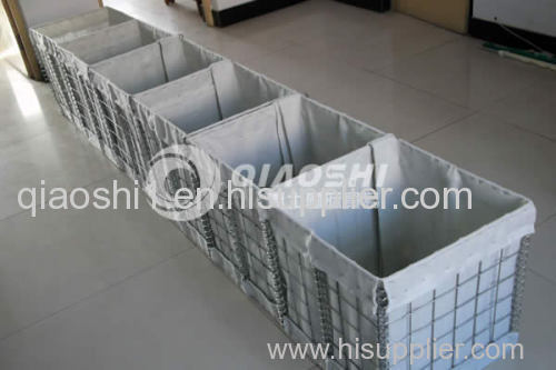 MIL Best safety hesco bastion fence Qiaoshi{Hesco Barrier}