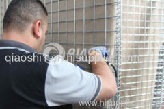 Border checkpost hesco wire mesh basket Qiaoshi{Hesco Barrier}