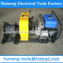 Gasoline Capstan Winch cable puller Cable Pulling Winches 5T