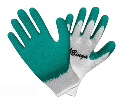 Latex Coated 7G/10G T/C Shell Safety Glove