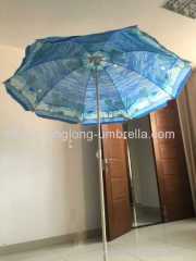8K Beach Umbrella with Promotional Advertising Custom Printed