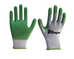 PVC Coated 10G/13G Polyster Shell Safety Glove