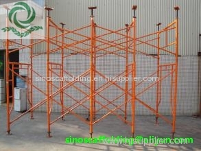 H ladder frame scaffolding for construction
