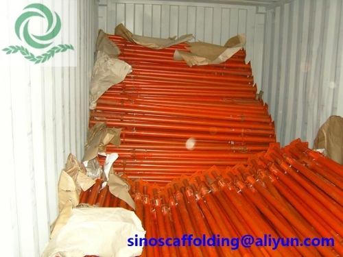 Customized Adjustable Scaffolding Steel Props For Construction to Europe USA Middle East
