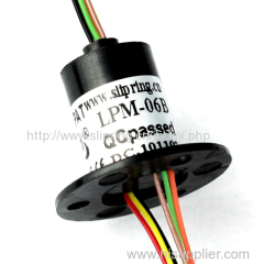 6 way slip ring jinpat slip ring with high performance competitive price for Lawn mower CCTV pan