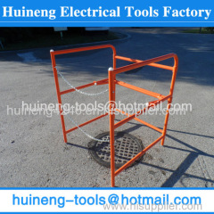 Yellow or red and white color Manhole Guard