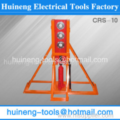 Hydraulic cable drum trestle Supplied in pairs