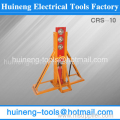 Hydraulic cable drum trestle Supplied in pairs