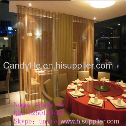 Colorful Hanging Metal Curtains/Metal Hanging Mesh Curtains/Metal Wire Link Curtains