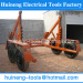 Hydraulic Reel Trailers lifting cylinders activated by separate hand pumps