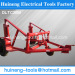 Cable Conductor Drum Carrier equipped with the Hand Winch