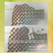 Factory Supply Breakable Hologram Sticker Paper Non Removable Holographic Eggshell Sticker Paper Material