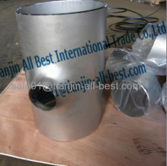 Stainless steel reducing tee iron pipe fittings