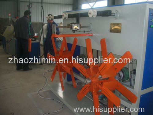 pe double wall corrugated pipe extrusion line