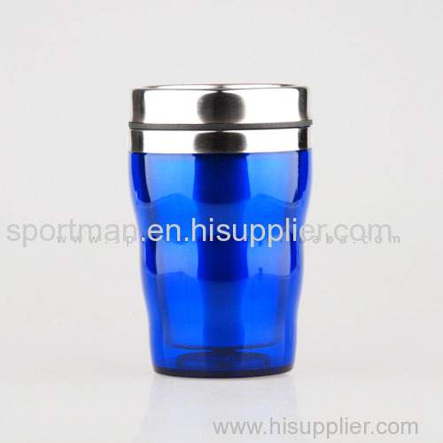 Promotional Customized travel mug plastic coffee cup