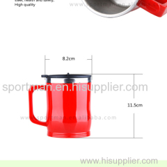 400ml coffee travel mug pleastic coffee mug with handle