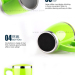 14oz Plastic Travel Mug cup keep warm with colorful handle and lid