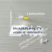 Destructible Warranty Void Stickers With Lamination