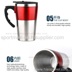 Double wall coffee mug custom advertising mug travel mug