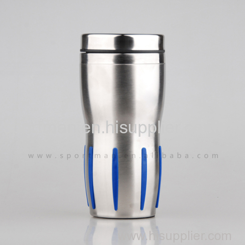 Silver Stainless Steel Travel Mug Thermal Mug Beer Mug Water mug