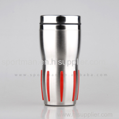 Silver Stainless Steel Travel Mug Thermal Mug Beer Mug Water mug