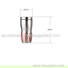 Silver Stainless Steel Travel Mug Thermal Mug Beer Mug Water mug